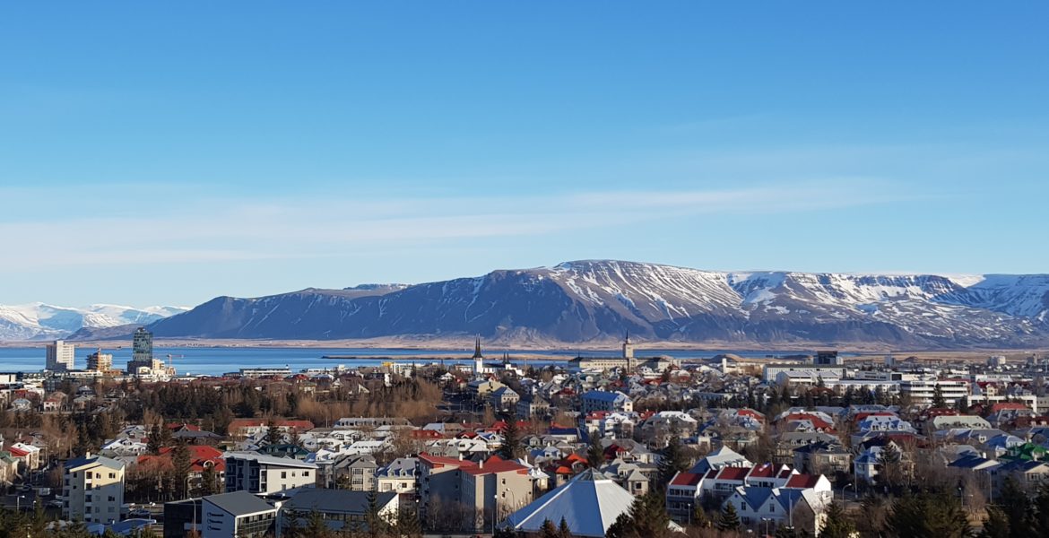 vue panoramique de Reykjavik