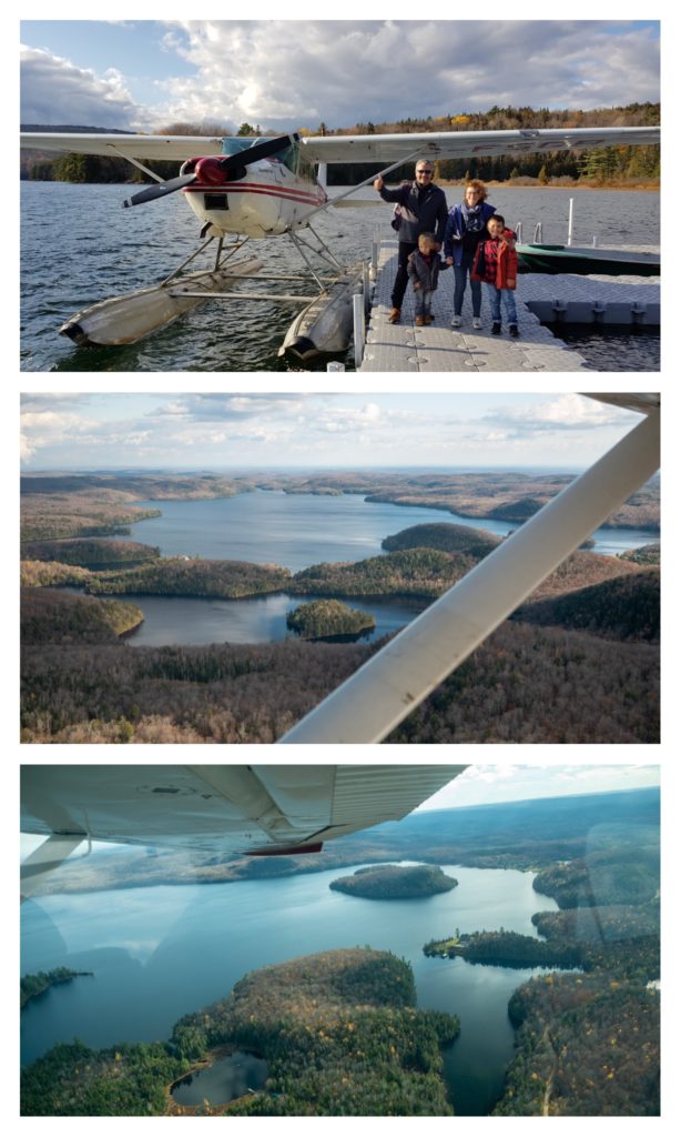 Vol en hydravion au dessus du parc de la Mauricie : un incontournable d'un voyage au Québec en famille