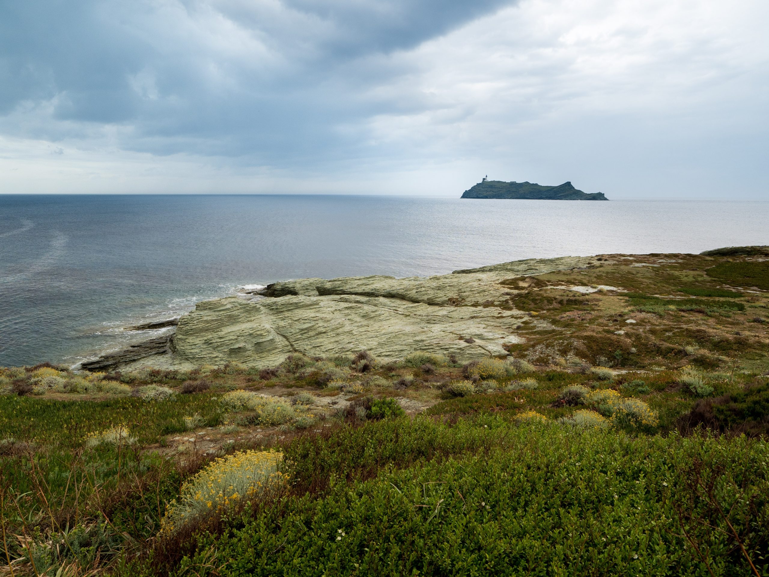 l'île de la Giraglia, extrême pointe de la Corse