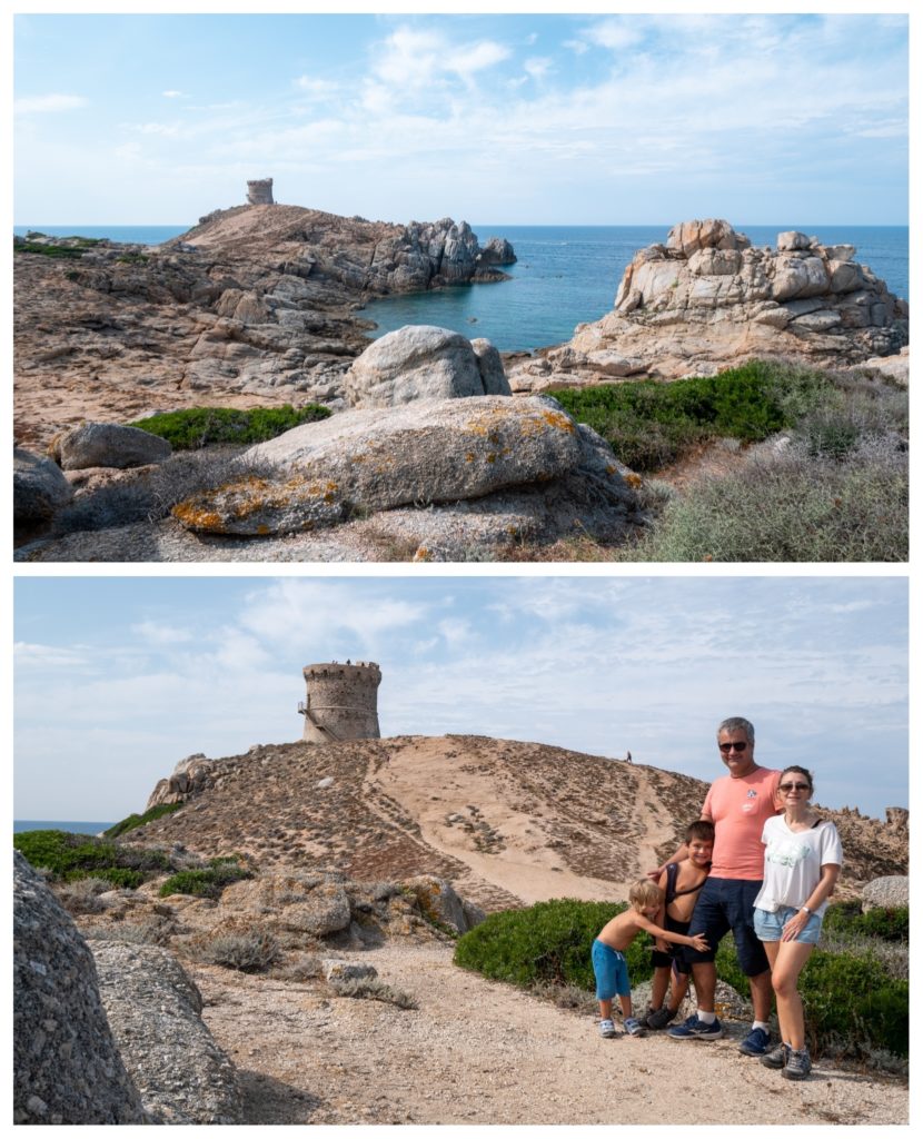Rando faciles en Corse avec les enfants, tour d'Omigna Cargèse