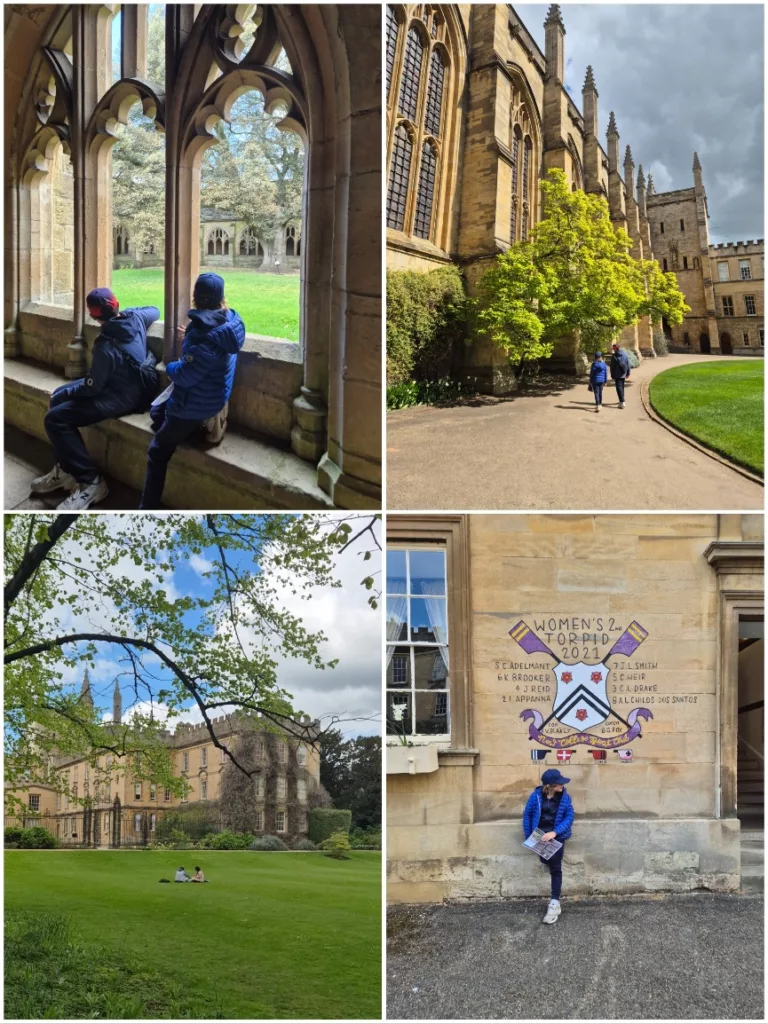 Visister le New College à Oxford en famille