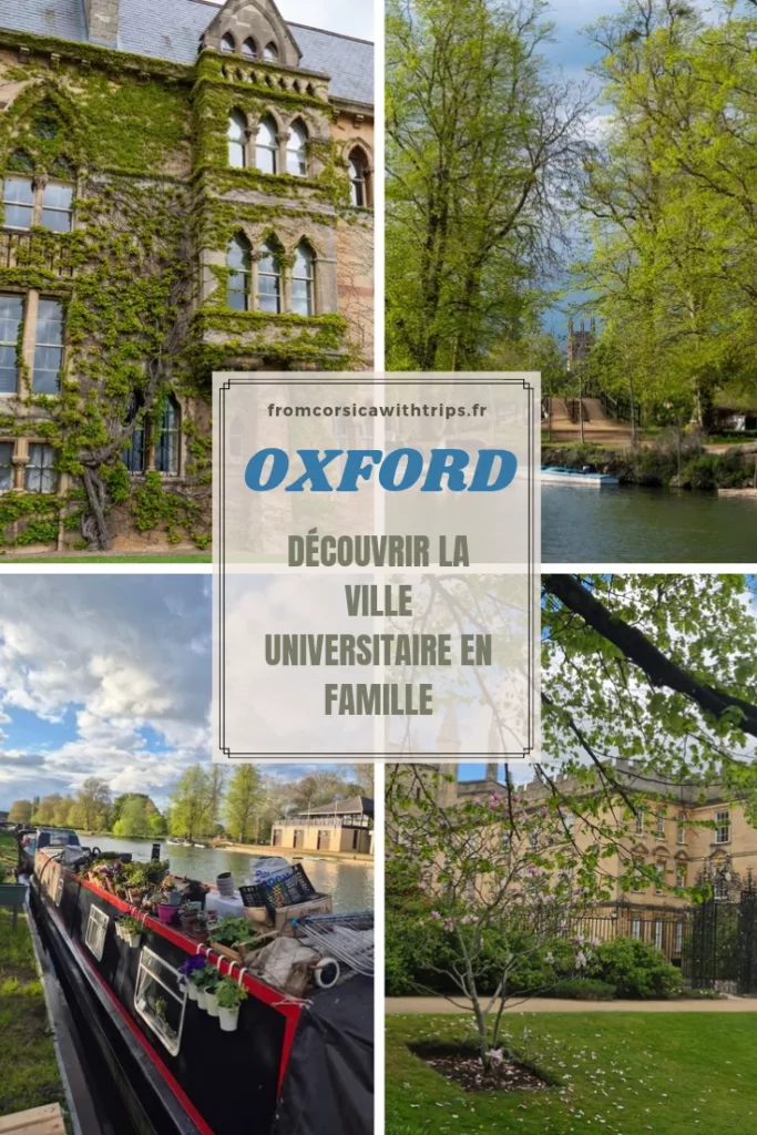Oxford, découvrir la ville en famille